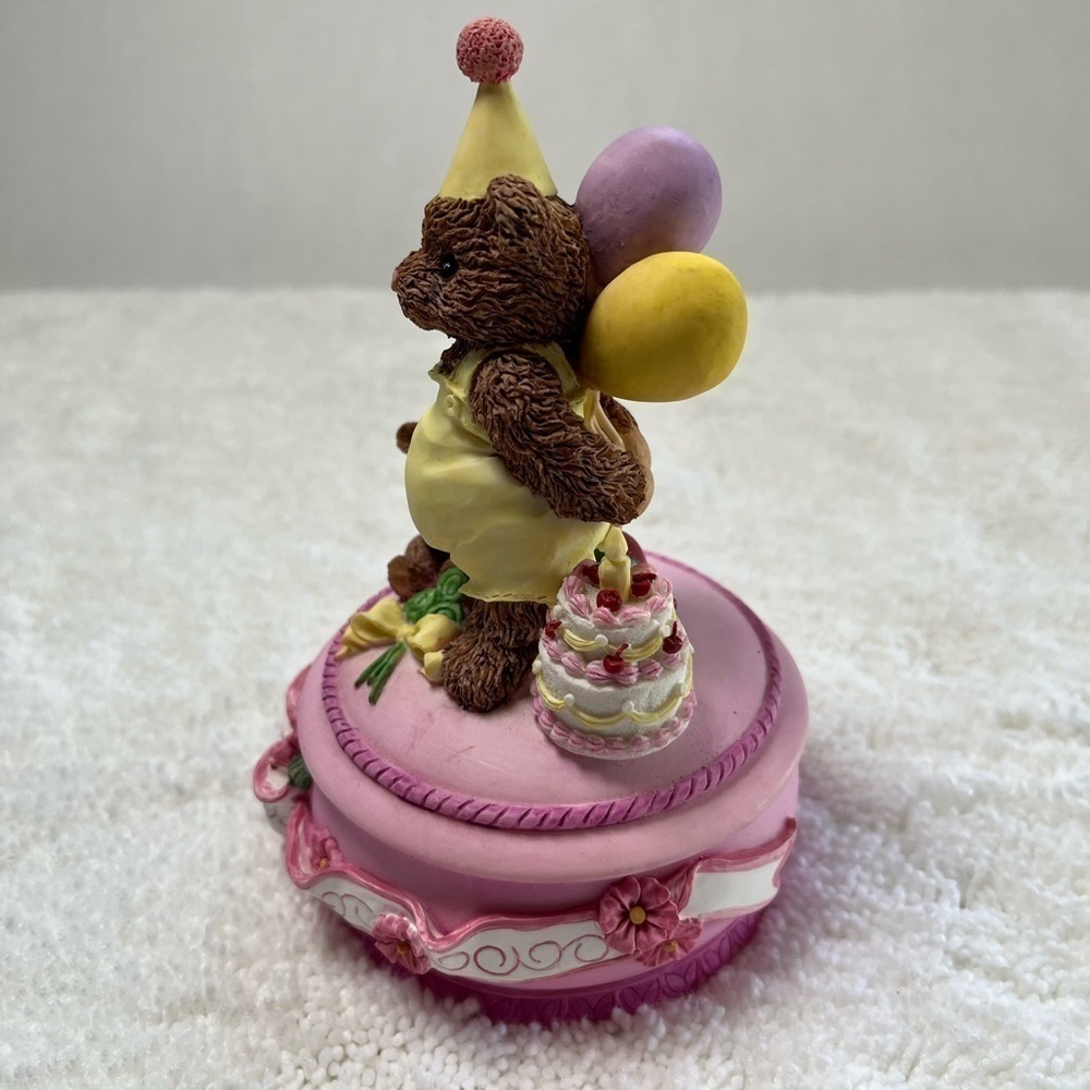 Heritage House Limited Edition Playful Teddy Bears-Birthday Surprise - Picture 2 of 7